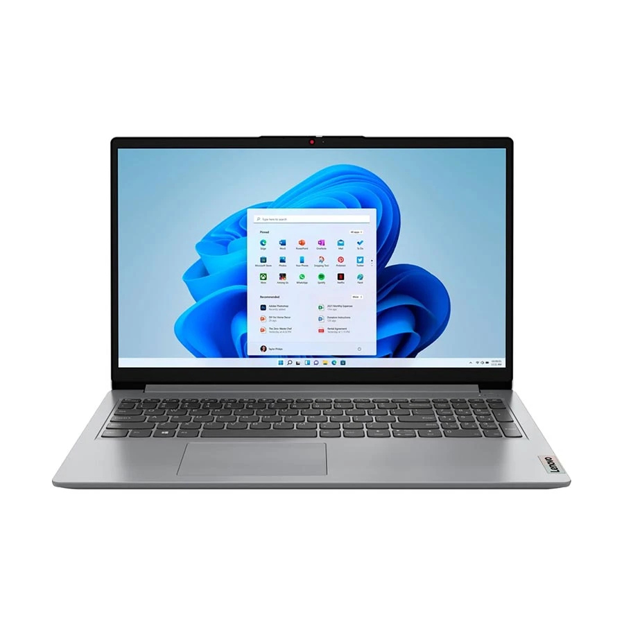 LENOVO IDEAPAD 1-15AMN7(82VG00QAIN)AMD RYZEN 5-7520-2.80 TO 4.30GHZ,4CORE,8THREADS,RAM 16GB DDR5-5500,SSD 512GB,AMD RADEON 610M,15.6''FHD,BT,WIFI,WC,FREE DOS,CLOUD GREY,02YEAR(BATTERY+ADAPTER-01YEAR)