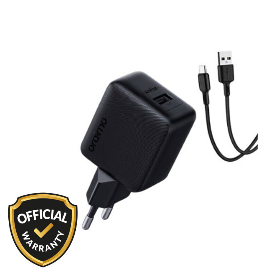 Oraimo Cannon 18S 18W Charger Adapter with Type-C Cable