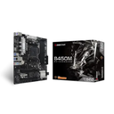 BIOSTAR AMD SOCKET AM4 DDR4 GAMING MOTHERBOARD B450MX-S (RYZEN APU/CPU, DDR4)